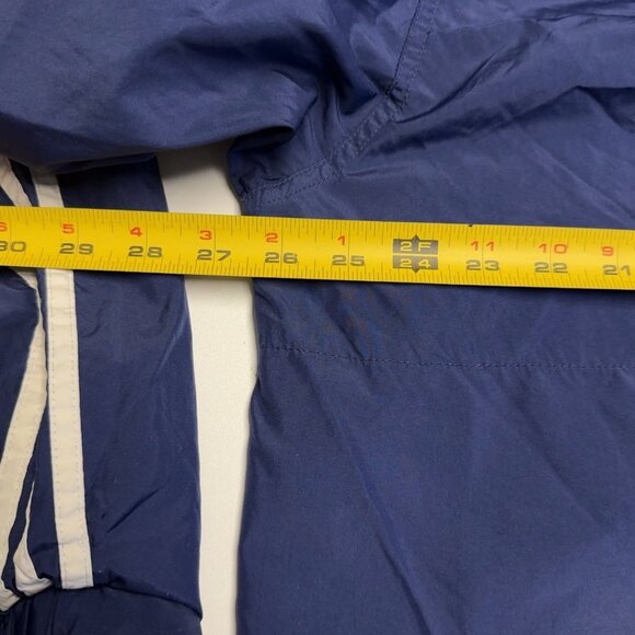 Vintage Adidas Windbreaker Jacket Mens 2XL 26.5x29.5 Blue Y2k 90s - Picture 8 of 9